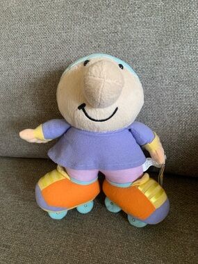 10” Ziggy Plush Wearing Roller Skates with Tags 2004 Kellytoy